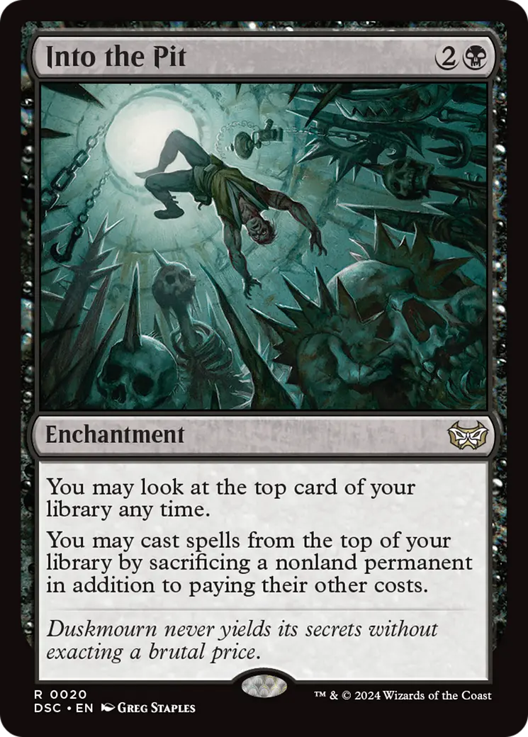 Into The Pit [Duskmourn: House Of Horror Commander] 1