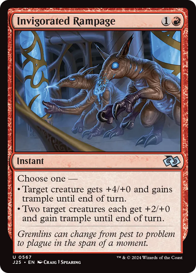 Invigorated Rampage [Foundations Jumpstart] 1