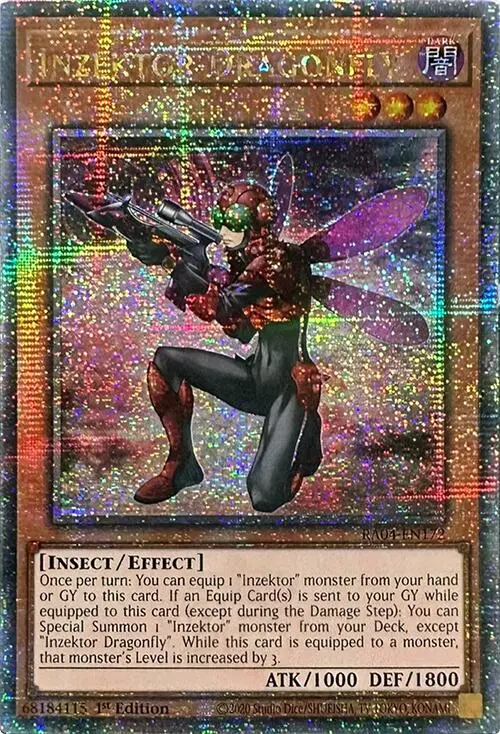 Inzektor Dragonfly [Ra04-En172] Quarter Century Secret Rare 1