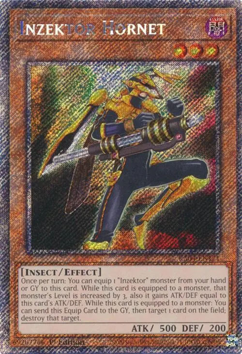 Inzektor Hornet [Ra04-En171] Platinum Secret Rare 1