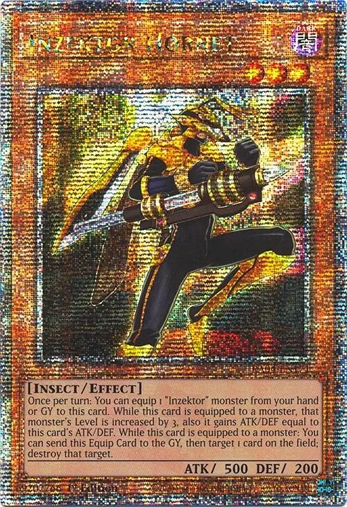 Inzektor Hornet [Ra04-En171] Quarter Century Secret Rare 1