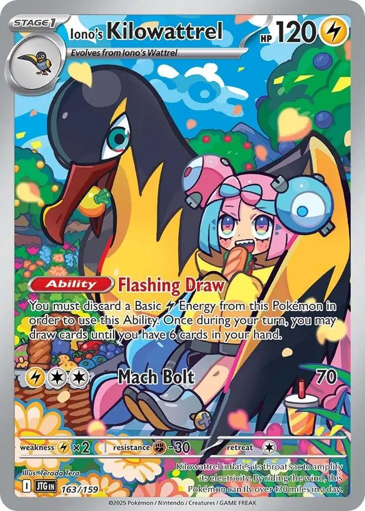 Iono's Kilowattrel (163/159) [Scarlet & Violet: Journey Together] 1