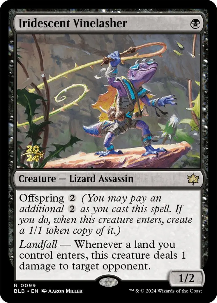 Iridescent Vinelasher [Bloomburrow Prerelease Promos] 1