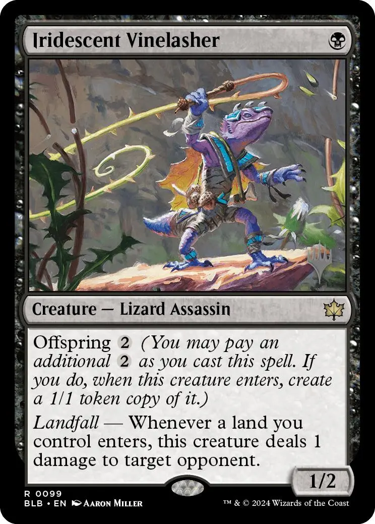 Iridescent Vinelasher (Promo Pack) [Bloomburrow Promos] 1