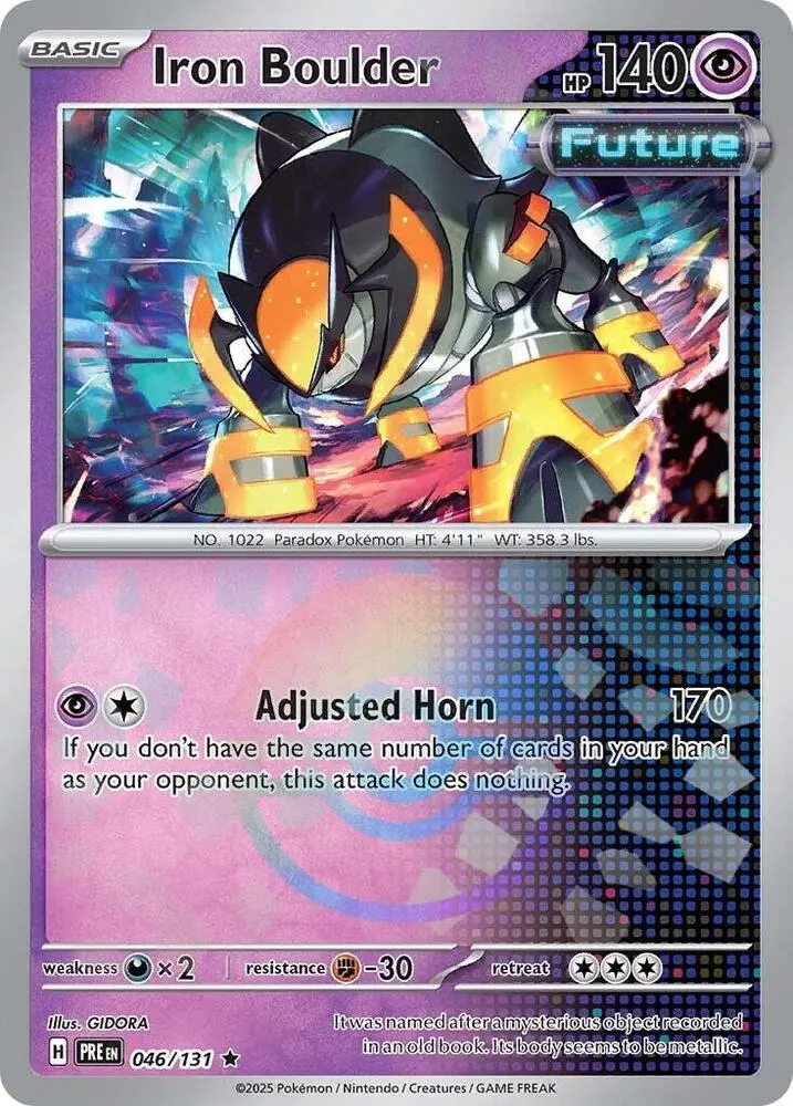 Iron Boulder (046/131) (Poke Ball Pattern) [Scarlet & Violet: Prismatic Evolutions] 1