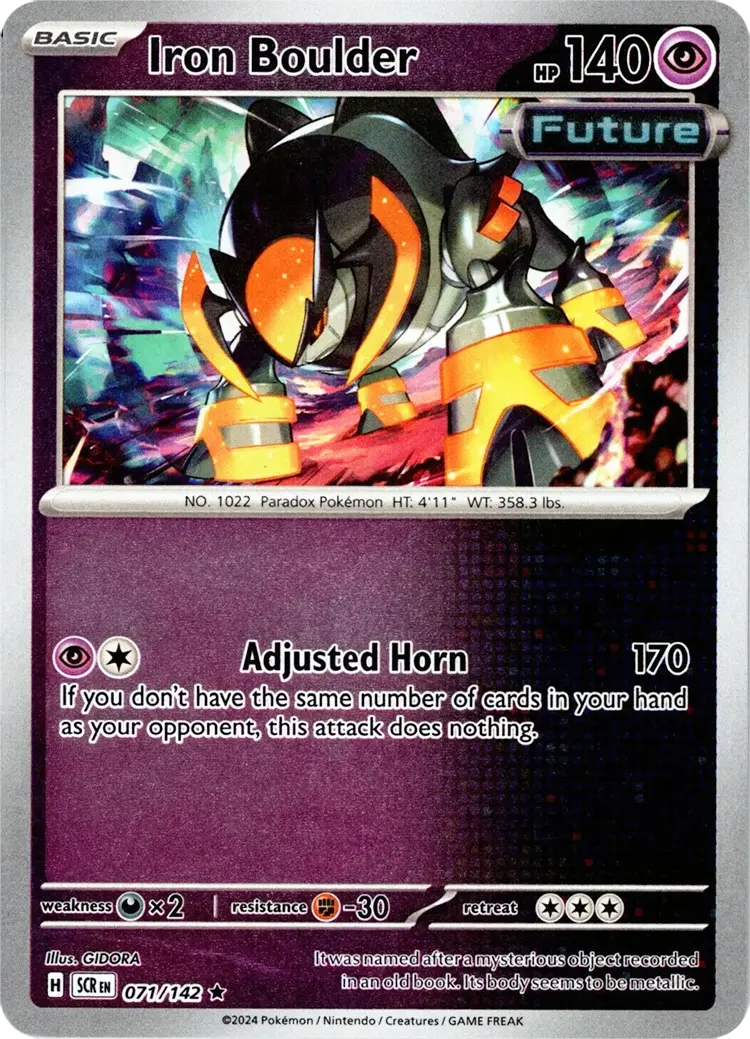 Iron Boulder (071/142) [Scarlet & Violet: Stellar Crown] 1