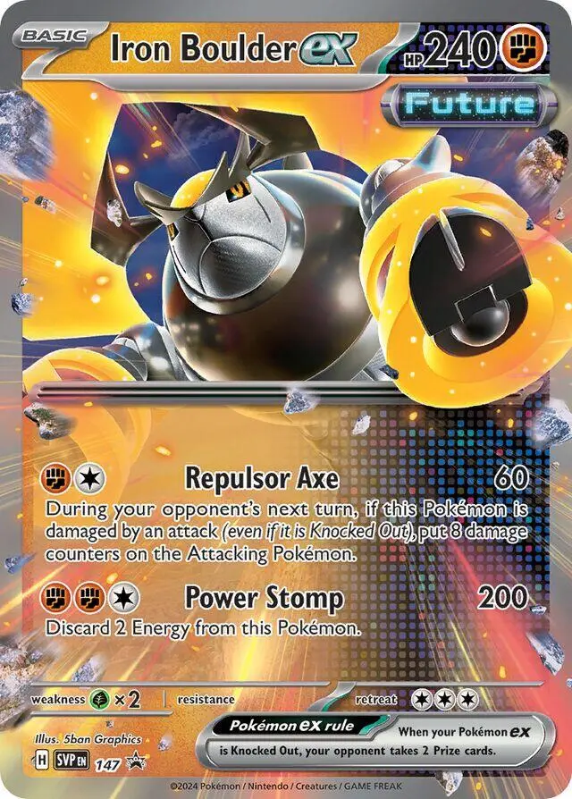Iron Boulder Ex (147) [Scarlet & Violet: Black Star Promos] 1
