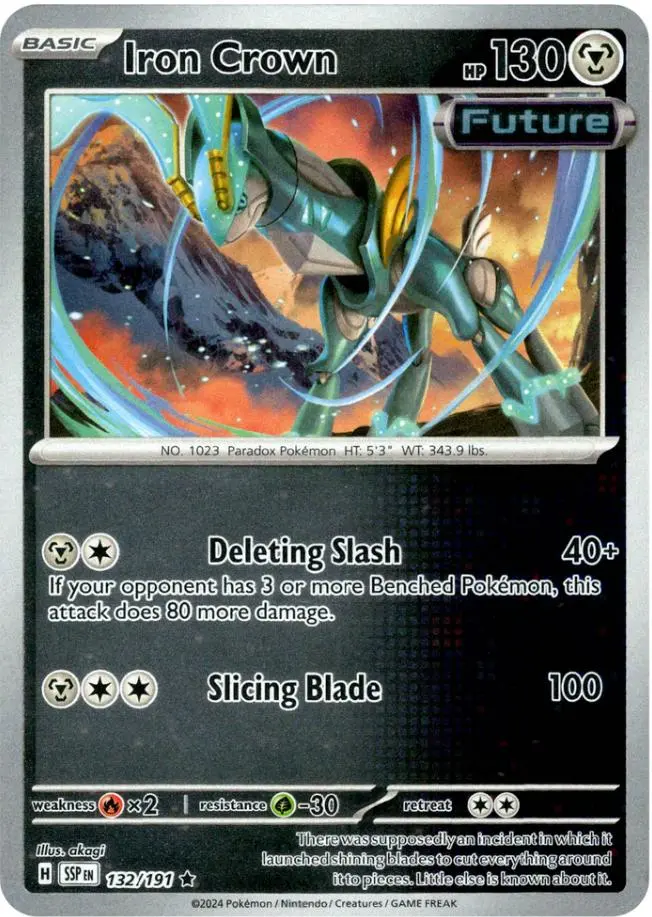 Iron Crown (132/191) [Scarlet & Violet: Surging Sparks] 1