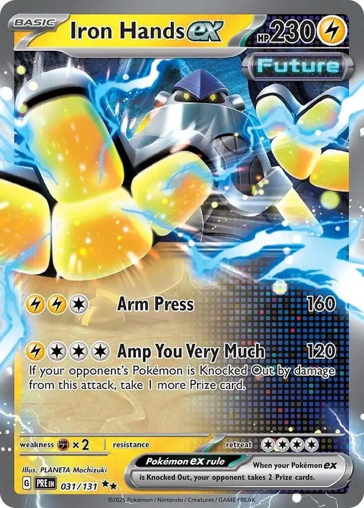 Iron Hands Ex (031/131) [Scarlet & Violet: Prismatic Evolutions] 1