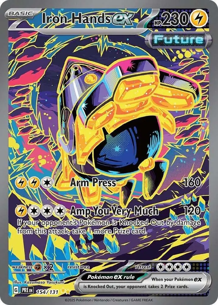 Iron Hands Ex (154/131) [Scarlet & Violet: Prismatic Evolutions] 1