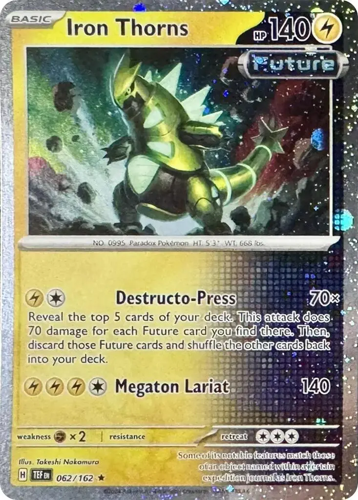 Iron Thorns (062/162) (Cosmos Holo) [Miscellaneous Cards] 1