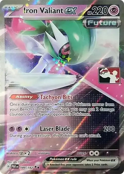 Iron Valiant Ex (089/182) [Prize Pack Series Five] 1