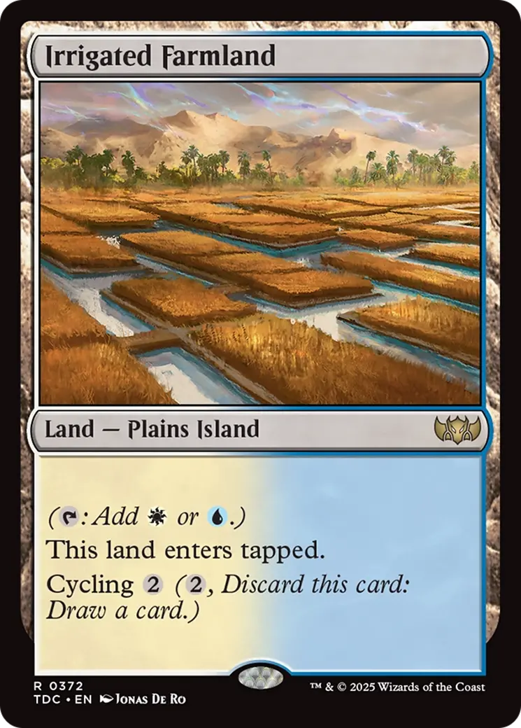 Irrigated Farmland [Tarkir: Dragonstorm Commander] 1