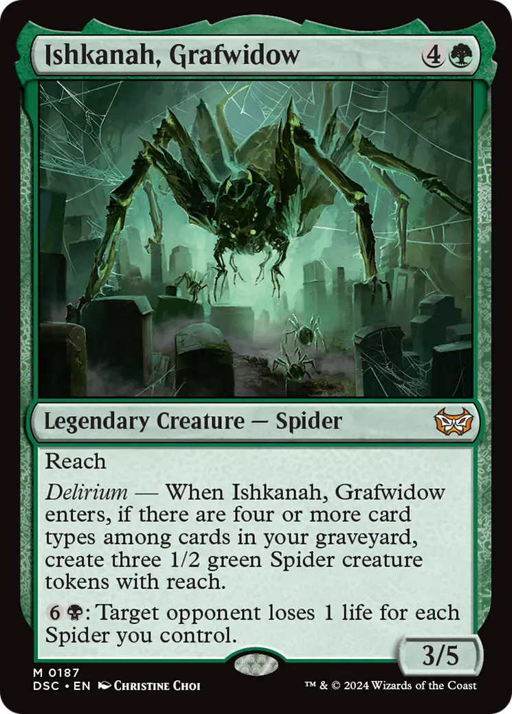 Ishkanah, Grafwidow [Duskmourn: House Of Horror Commander] 1