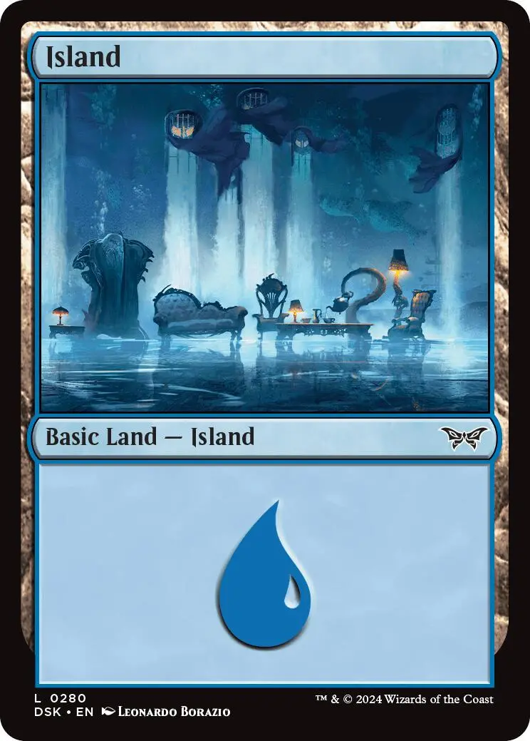 Island (0280) [Duskmourn: House Of Horror] 1