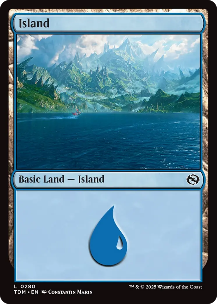 Island (0280) [Tarkir: Dragonstorm] 1