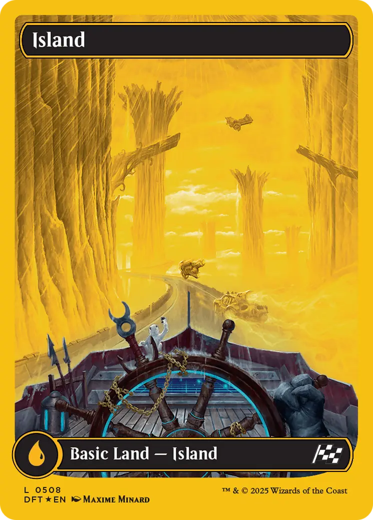 Island (0508) (First-Place Foil) [Aetherdrift] 1