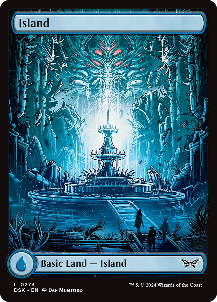 Island (273) - Full Art [Duskmourn: House Of Horror] 1