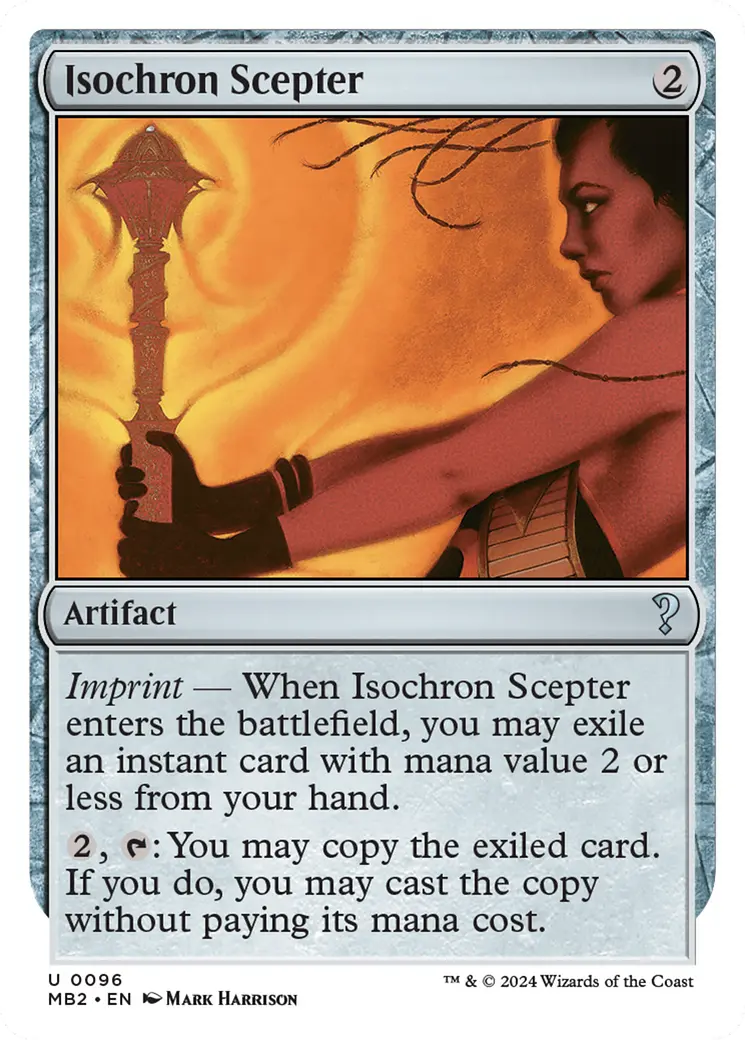 Isochron Scepter (White Border) [Mystery Booster 2] 1