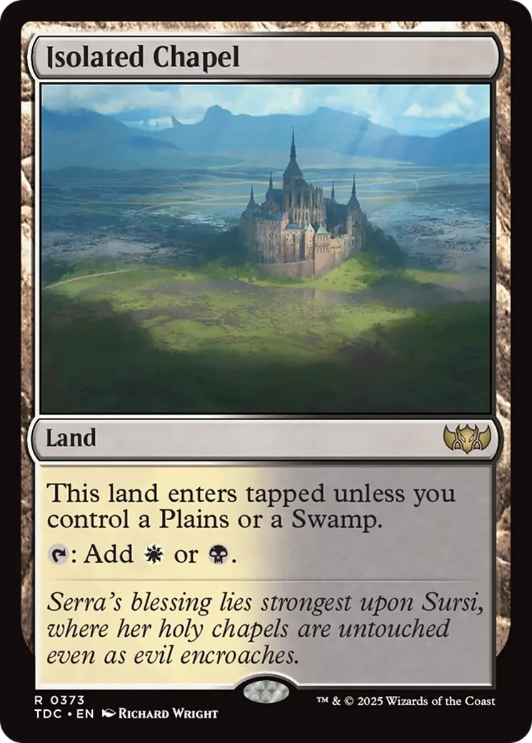 Isolated Chapel [Tarkir: Dragonstorm Commander] 1