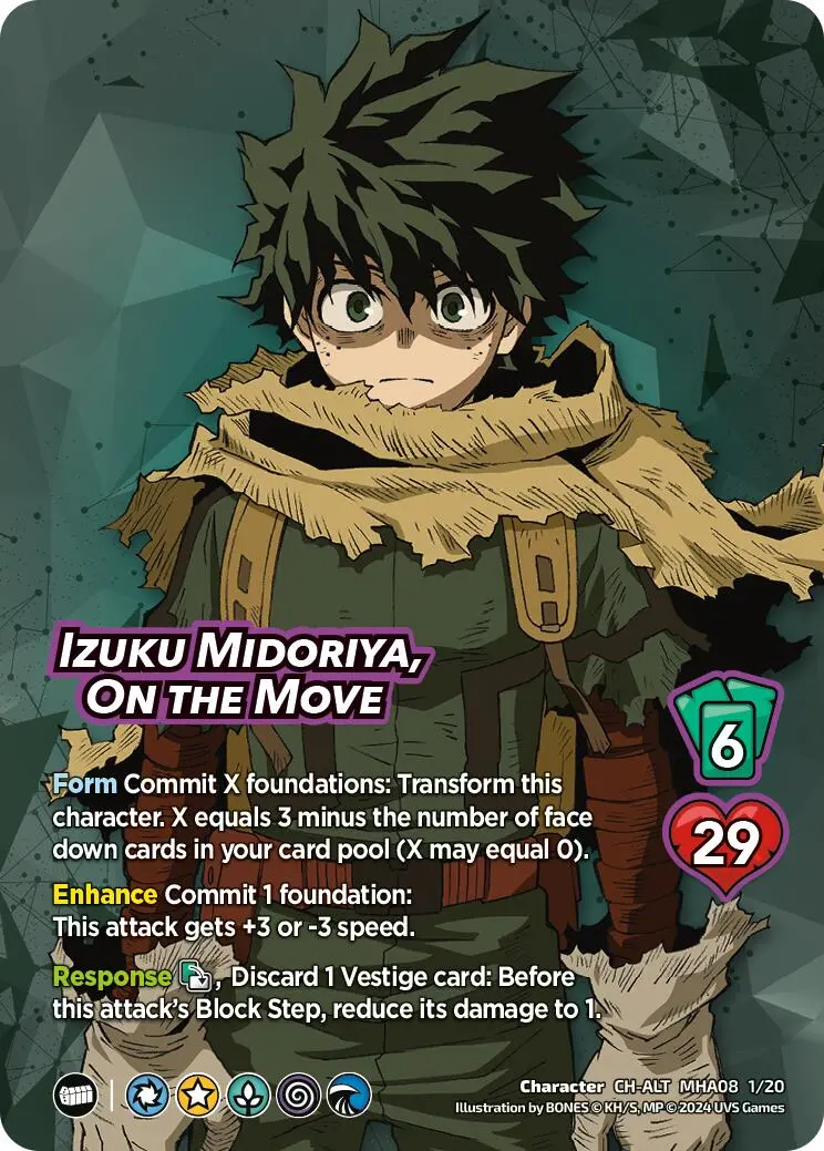 Izuku Midoriya, On The Move (Alternate Art) [Challenger Series: My Hero Academia - Dark Hero Arc] 1