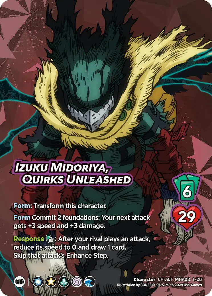Izuku Midoriya, Quirks Unleashed (Alternate Art) [Challenger Series: My Hero Academia - Dark Hero Arc] 1