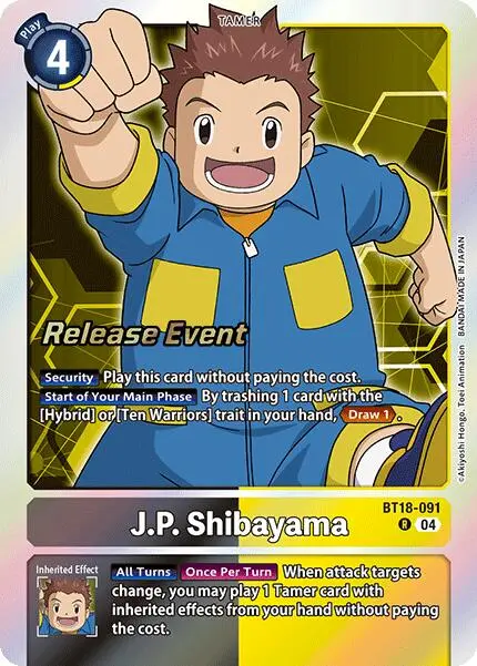 J.P. Shibayama [Bt18-091] [Release Special Booster Ver.2.0 Promos] 1