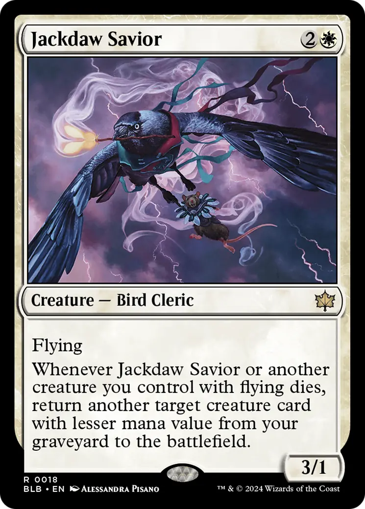 Jackdaw Savior [Bloomburrow] 1