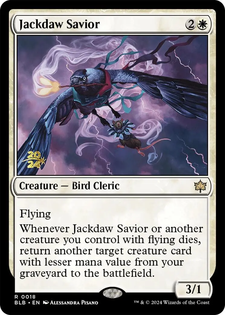 Jackdaw Savior [Bloomburrow Prerelease Promos] 1