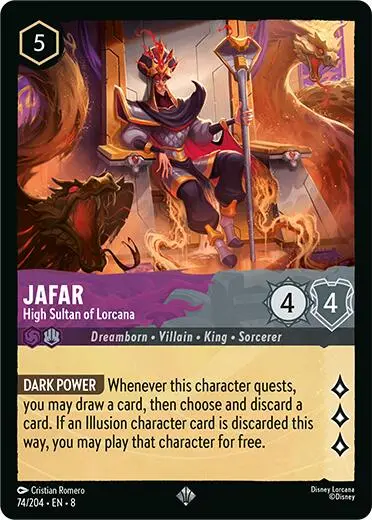Jafar - High Sultan Of Lorcana (74/204) [Reign Of Jafar] 1