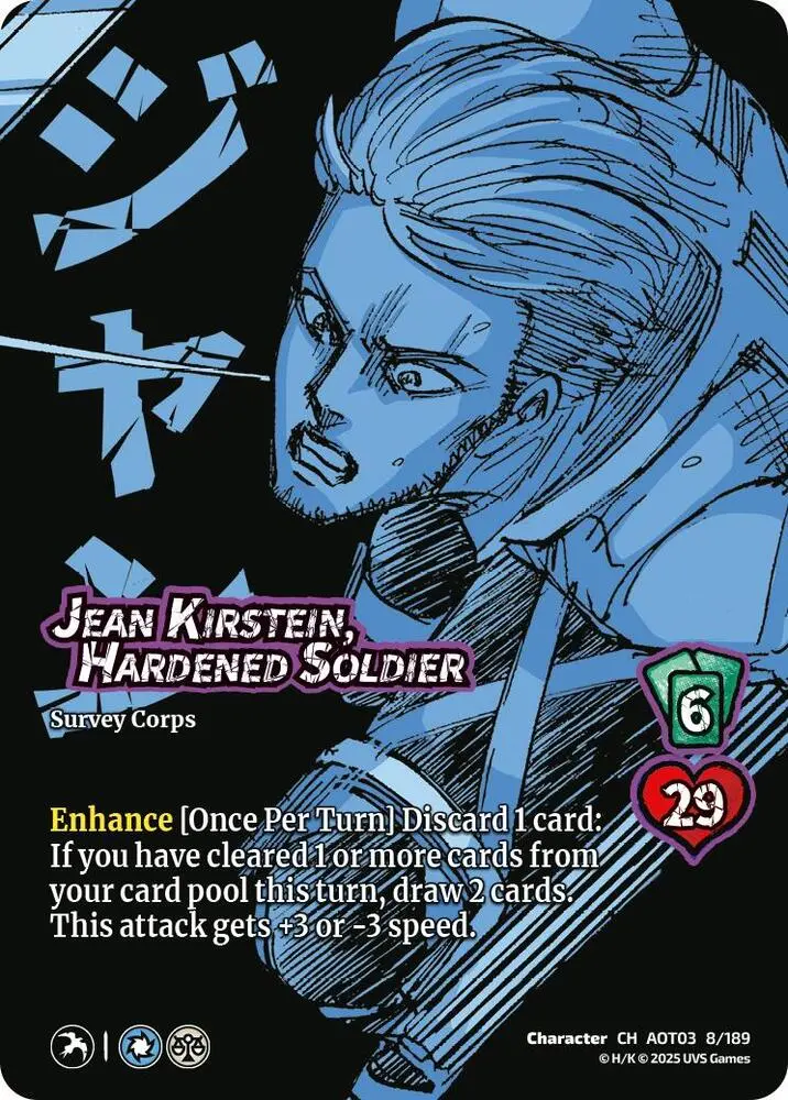 Jean Kirstein, Hardened Soldier 1