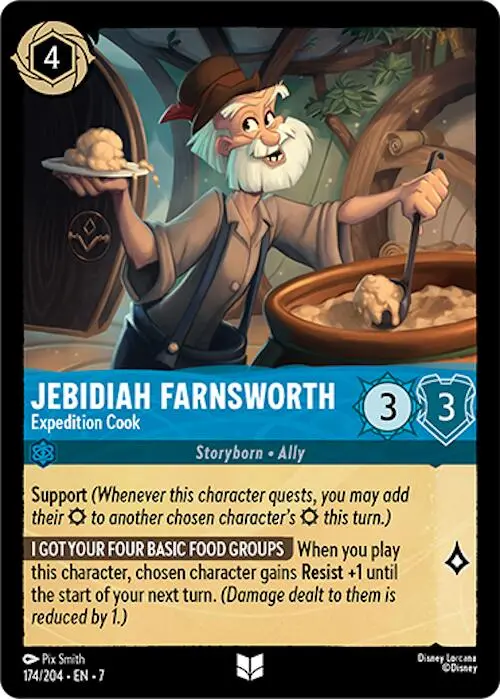 Jebidiah Farnsworth - Expedition Cook (174/204) [Archazia's Island] 1