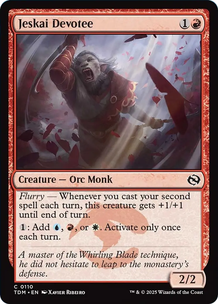 Jeskai Devotee [Tarkir: Dragonstorm] 1