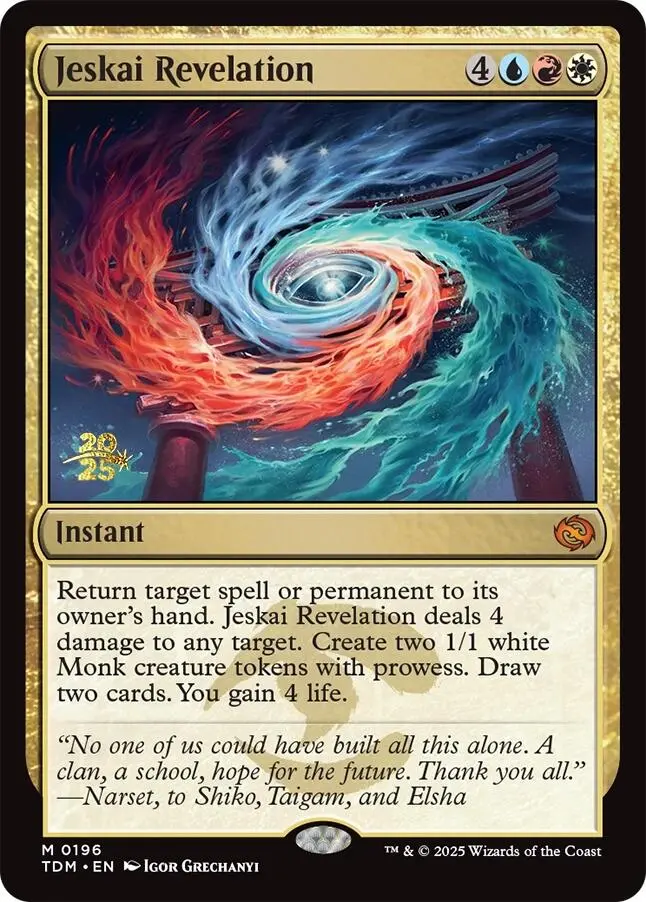Jeskai Revelation [Tarkir: Dragonstorm Prerelease Promos] 1