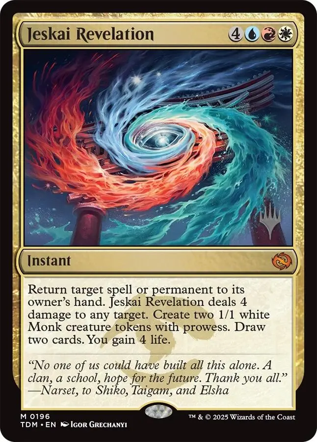 Jeskai Revelation [Tarkir: Dragonstorm Promos] 1