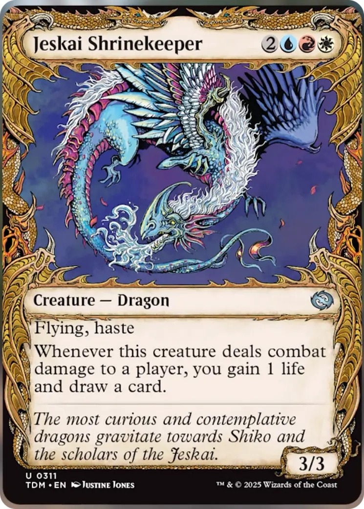 Jeskai Shrinekeeper (Showcase) [Tarkir: Dragonstorm] 1