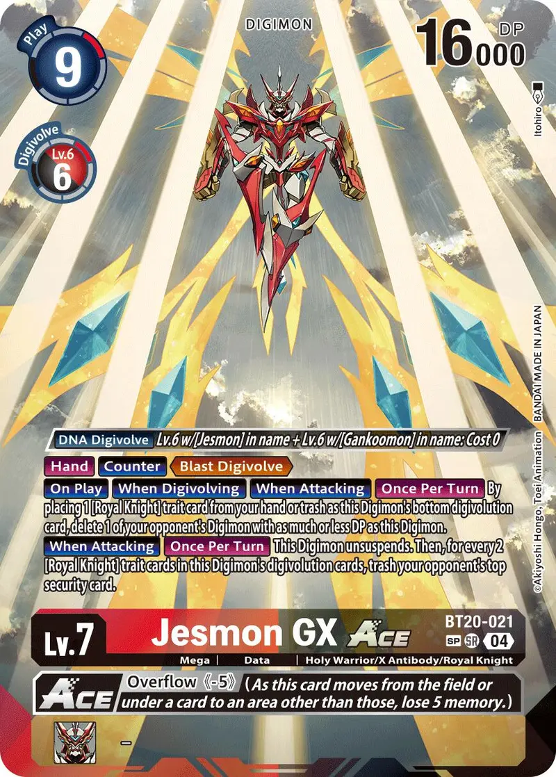 Jesmon Gx Ace [Bt20-021] (Textured) [Release Special Booster Ver.2.5] 1