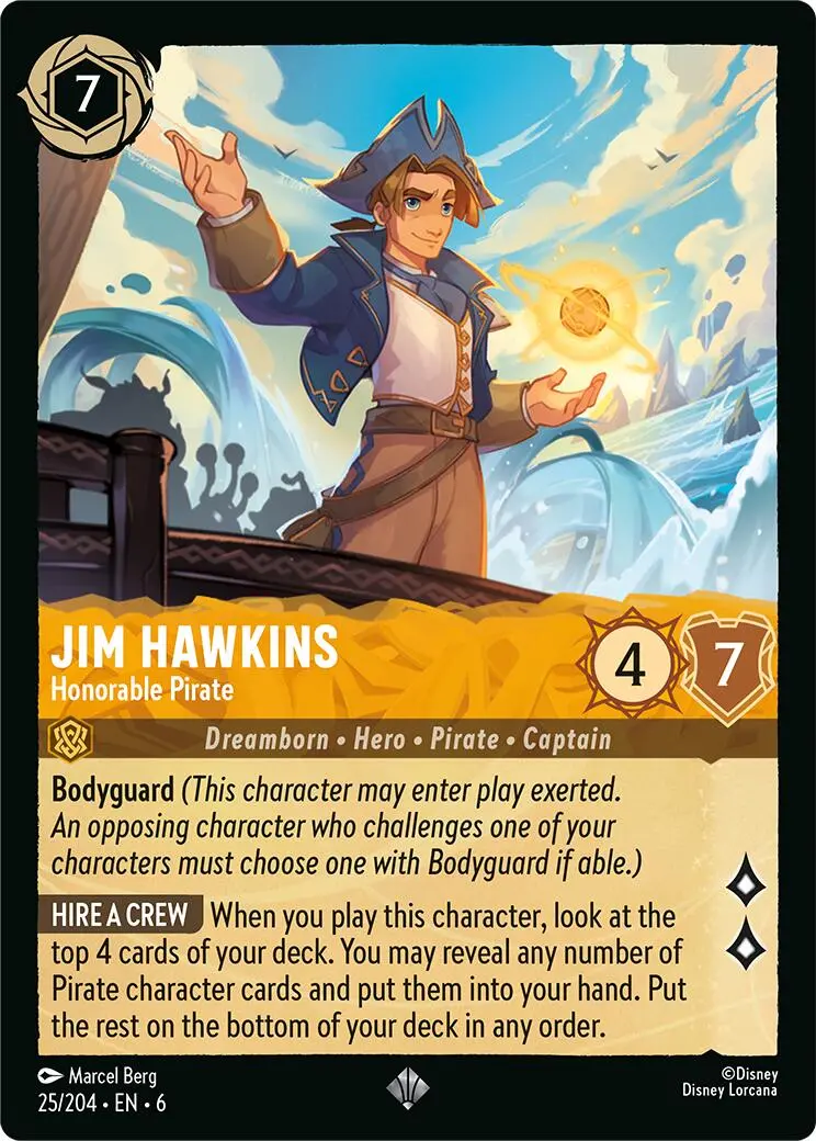 Jim Hawkins - Honorable Pirate (25/204) [Azurite Sea] 1