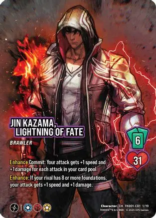 Jin Kazama, Lightning Of Fate 1