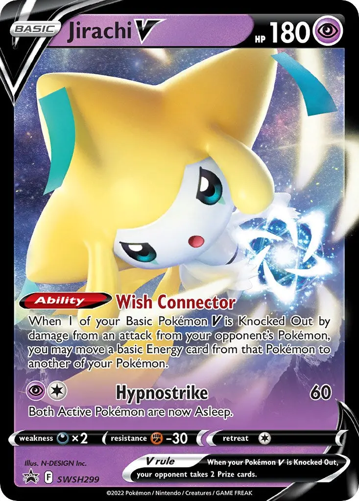 Jirachi V (Swsh299) [Sword & Shield: Black Star Promos] 1