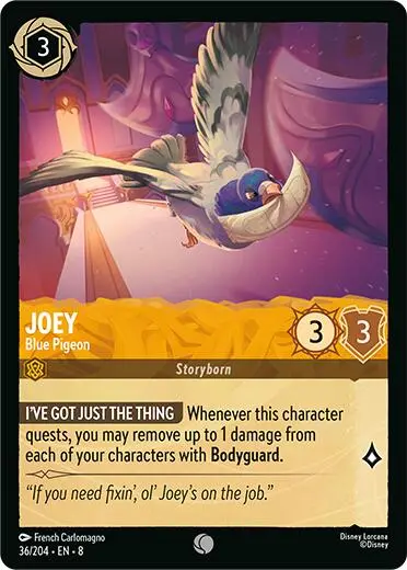 Joey - Blue Pigeon (36/204) [Reign Of Jafar] 1