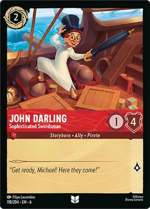 John Darling - Sophisticated Swordsman (118/204) [Azurite Sea] 1