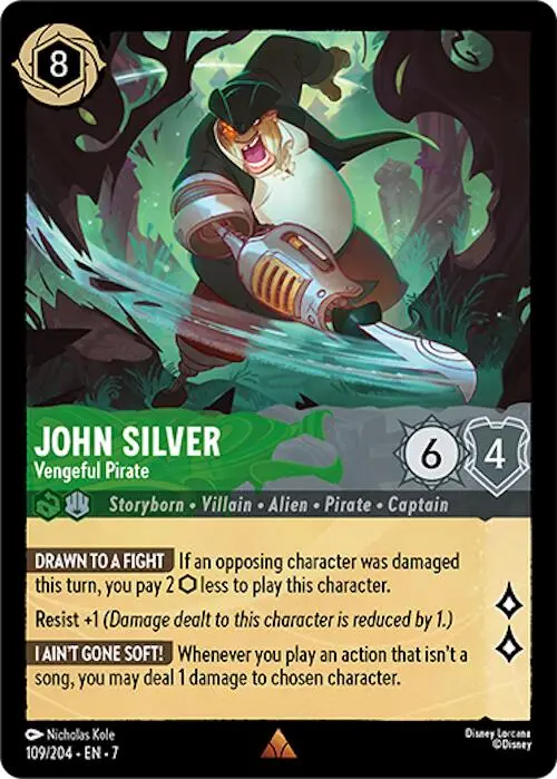 John Silver - Vengeful Pirate (109/204) [Archazia's Island] 1