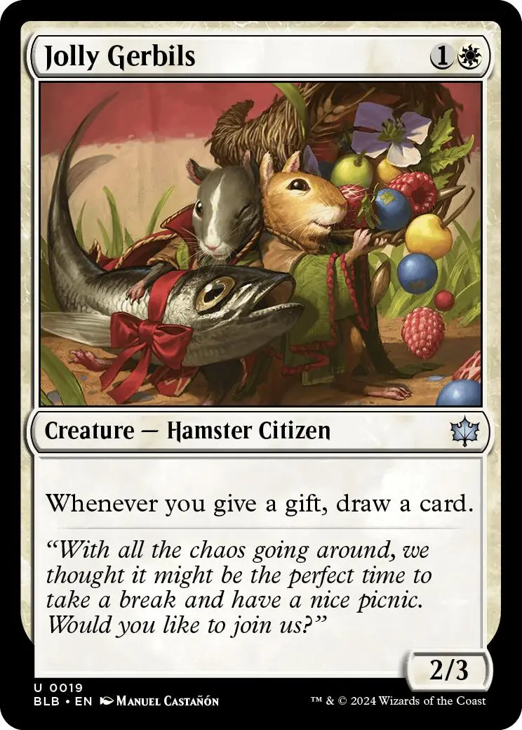 Jolly Gerbils [Bloomburrow] 1