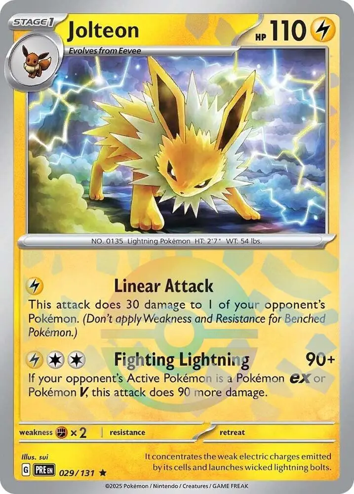 Jolteon (029/131) (Poke Ball Pattern) [Scarlet & Violet: Prismatic Evolutions] 1
