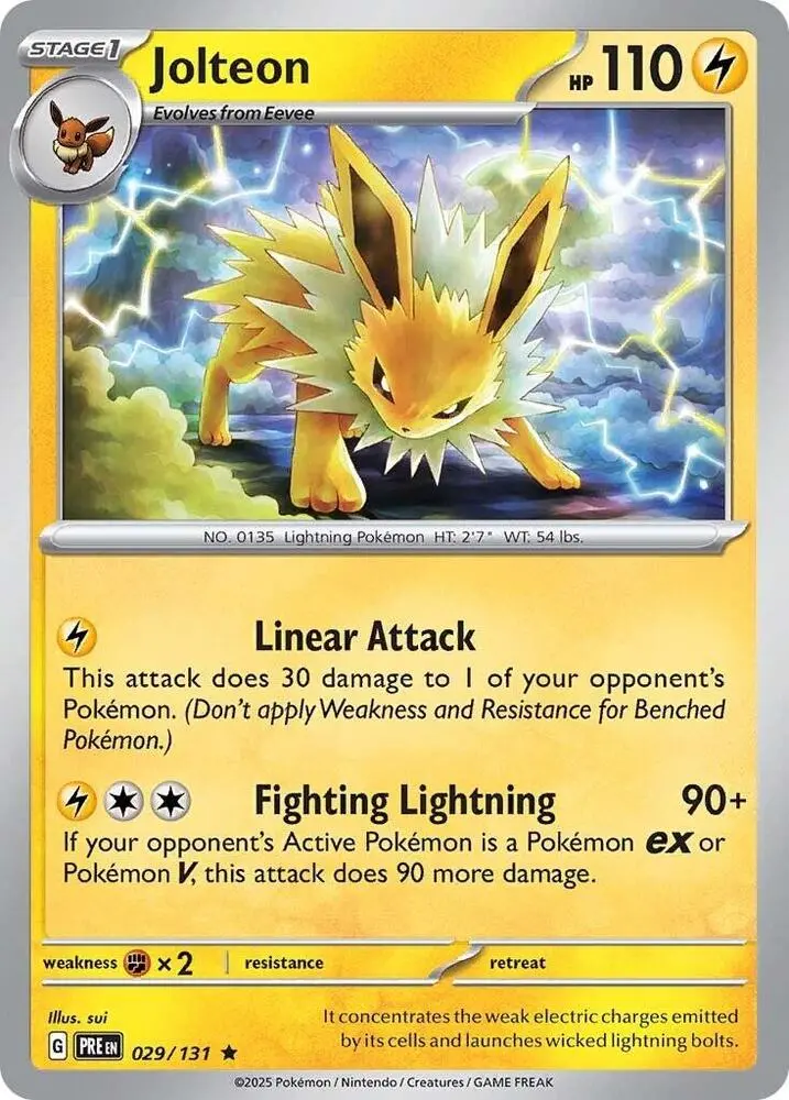Jolteon (029/131) [Scarlet & Violet: Prismatic Evolutions] 1