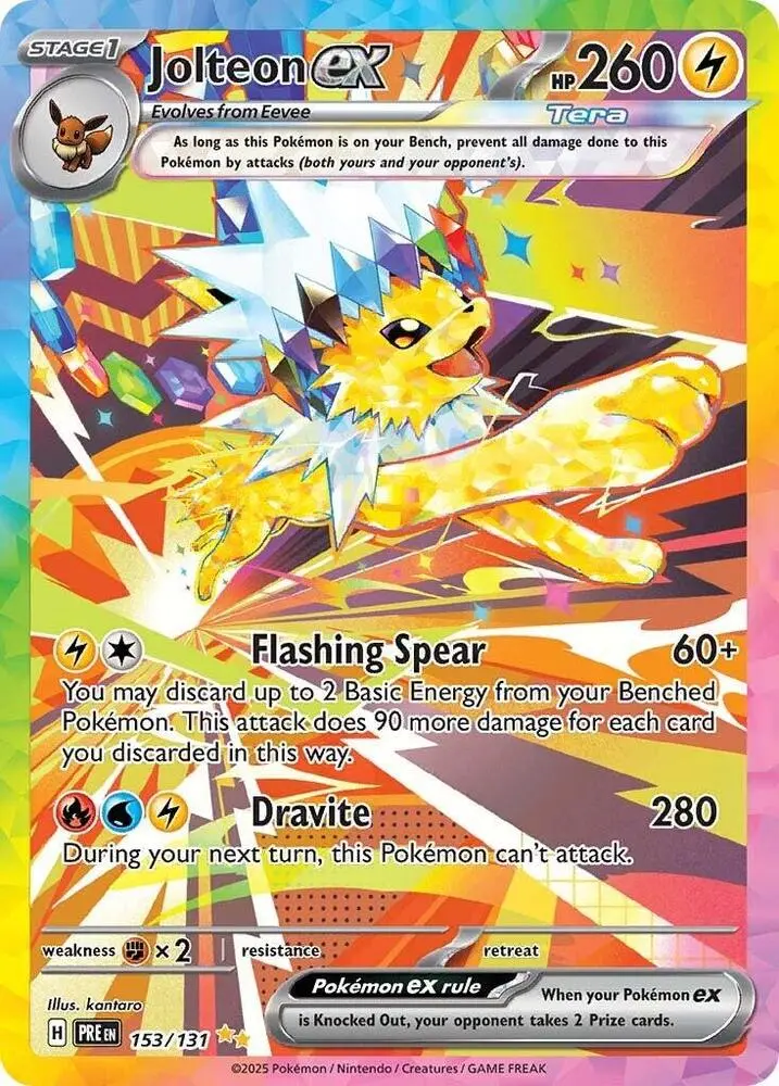 Jolteon Ex (153/131) [Scarlet & Violet: Prismatic Evolutions] 1