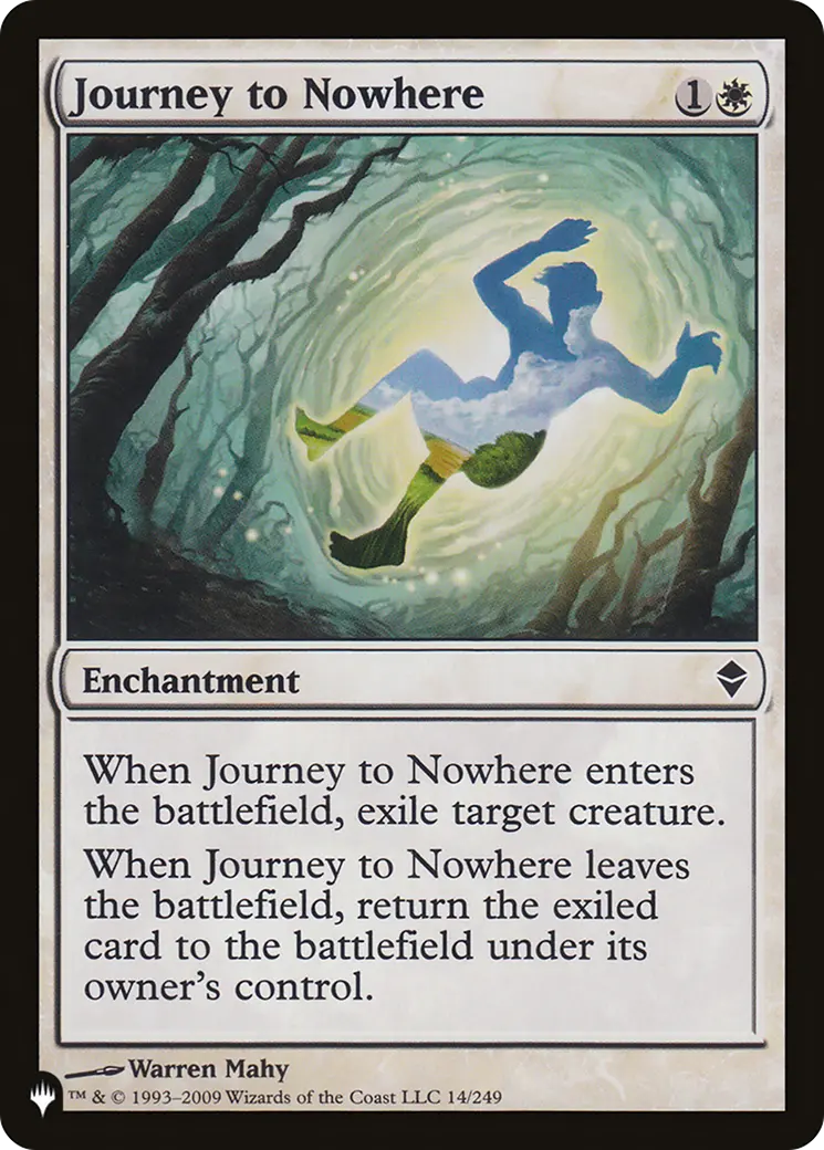 Journey To Nowhere [The List] 1