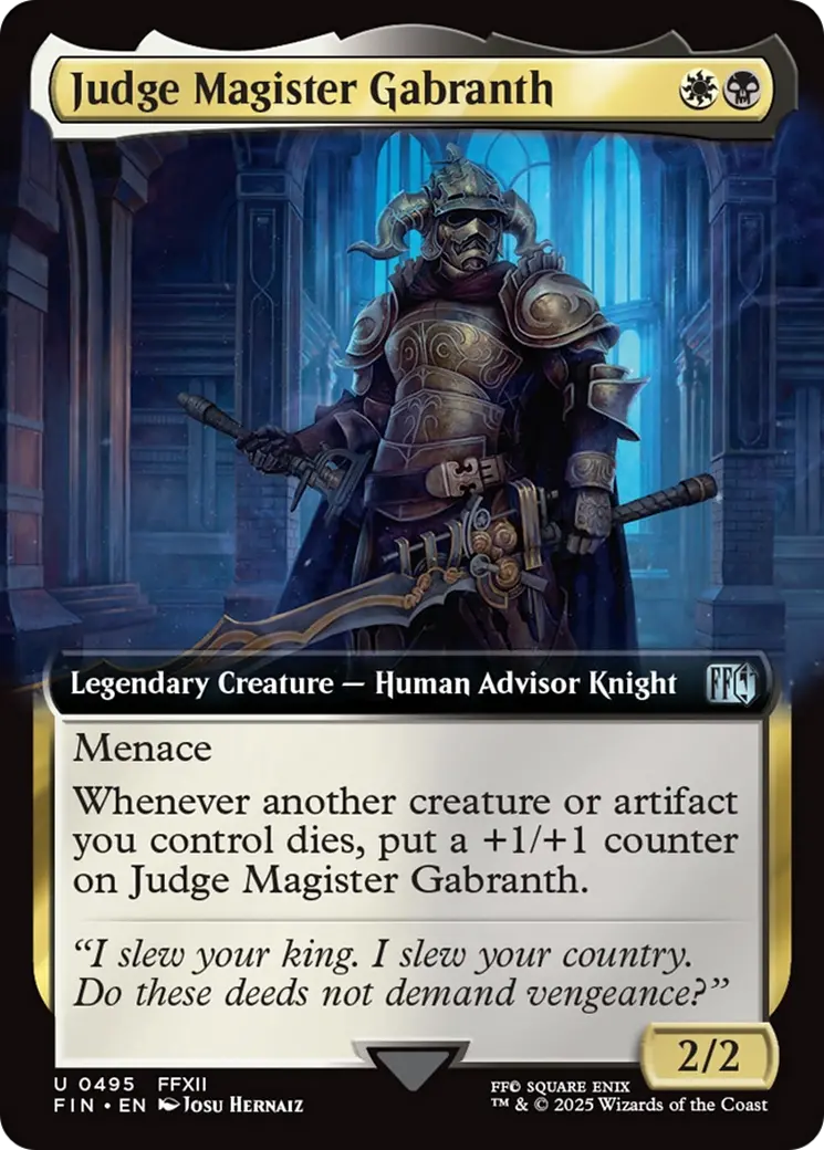 Judge Magister Gabranth (Extended Art) [Final Fantasy] 1