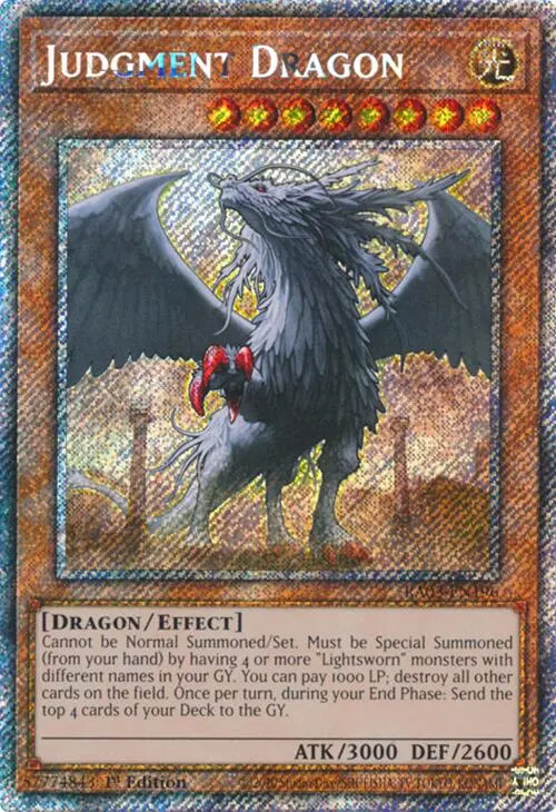 Judgment Dragon (Platinum Secret Rare) [Ra03-En196] Platinum Secret Rare 1